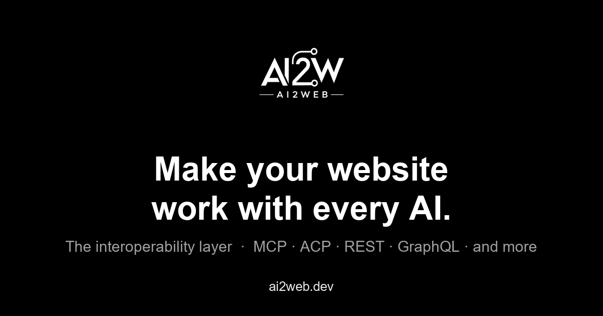 AI2Web makes any website understandable to AI agents